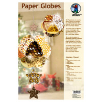 Paper Globes "Golden Charm"