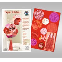 Papierkreise / Paper Globes "Ruby"