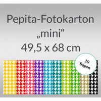 Pepita-Fotokarton "mini" 49,5 x 68 cm - 10 Bogen