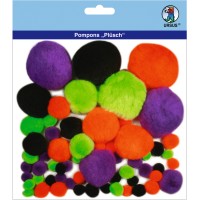 Pompons "Plüsch" Mix 8