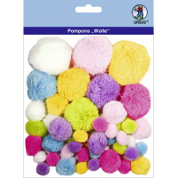 Pompons "Wolle" Mix 1