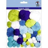 Pompons "Wolle" Mix 4