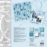 Premium Chipboard "Winter" - 5 Blatt