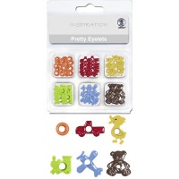 Pretty Eyelets "Spielzeug" 2-4 mm