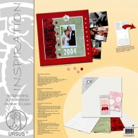 Scrapbooking auf Keilrahmen "Forever in Love" - Set