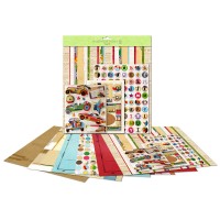 Scrapbooking Paper Kit "Autos"