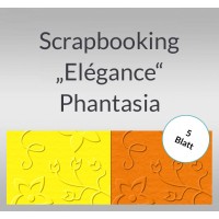 Scrapbooking Papier "Elegance" Phantasia - 5 Blatt