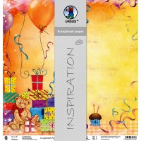 Scrapbooking Papier "Geburtstag" - 25 Blatt