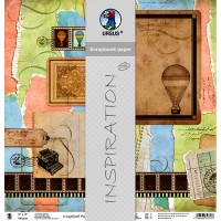 Scrapbooking Papier "Hot-air balloon" - 25 Blatt