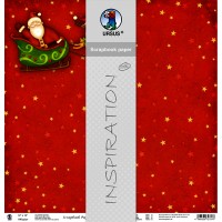 Scrapbooking Papier "Santa Claus" - 5 Blatt