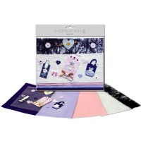 Scrapbooking-Set violett