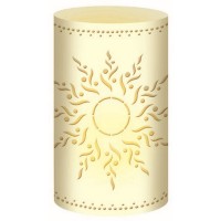 Silhouetten-Tischlichter "Filigrano" Sonne creme - Motiv 44