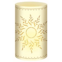 Silhouetten-Tischlichter "Filigrano" Sonne creme - Motiv 44