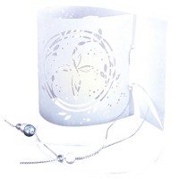 Silhouetten-Tischlichter "gelasert" Kreuz - Motiv 01F