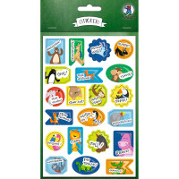 Sticker „Belohnung“, 4 Stickerbögen 11,7 x 17,7 cm