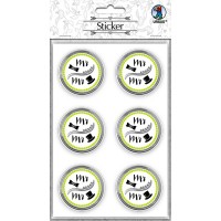 Sticker Hochzeit "Mr. & Mrs." - Motiv 03