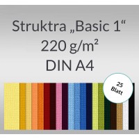 Struktura "Basic 1" DIN A4 - 25 Blatt