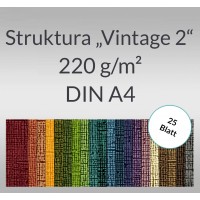 Struktura "Vintage 2" DIN A4 - 25 Blatt