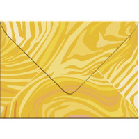 Transparentpapier-Kuverts "Quirl" 115 g/qm orange - 5 Stück
