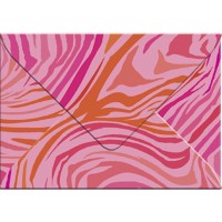 Transparentpapier-Kuverts "Quirl" 115 g/qm rot - 5 Stück