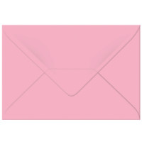 Transparentpapier-Kuverts "Uni" 115 g/qm rosa - 5 Stück