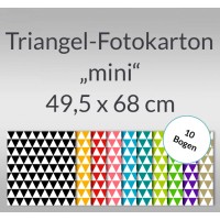 Triangel-Fotokarton "mini" 49,5 x 68 cm - 10 Bogen