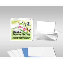 Blanko-Domino-Karten 4,5 x 9 cm - 60 Teile