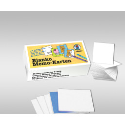 Blanko-Memo-Karten 6 x 6 cm - 60 Teile