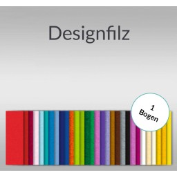 Designfilz 3,3 mm 30 x 48 cm Normalfarben - 1 Bogen