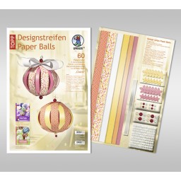 Designstreifen Paper Balls 