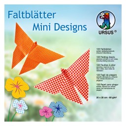 Faltblätter Mini Design 20 x 20 cm