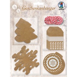 Geschenkanhänger Set 2 mit 4 Motiven