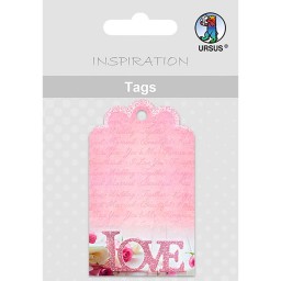 Geschenkeanhänger / Tags Motiv 06 - LOVE