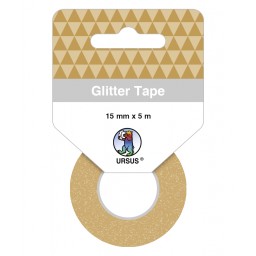 Glitter Tape champagner, selbstklebend