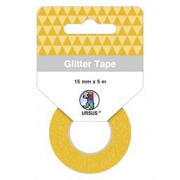 Glitter Tape dunkelgold, selbstklebend