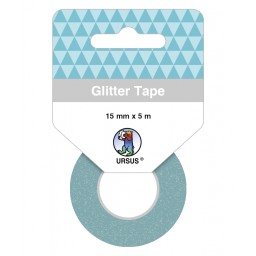 Glitter Tape himmelblau, selbstklebend