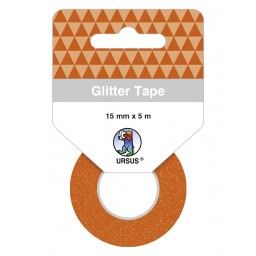 Glitter Tape kupfer, selbstklebend