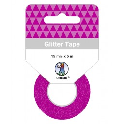 Glitter Tape pink, selbstklebend