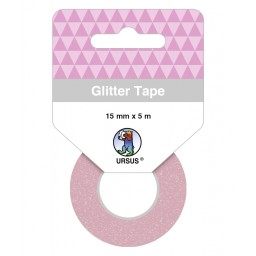 Glitter Tape rose, selbstklebend