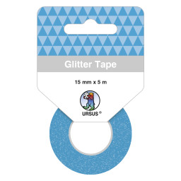 Glitter Tape türkis, selbstklebend