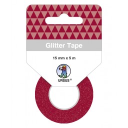 Glitter Tape weinrot, selbstklebend