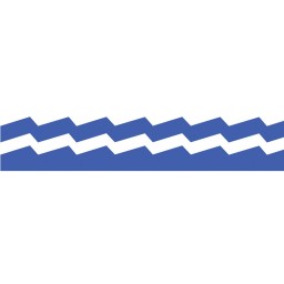 Konturenschere Zickzackschnitt