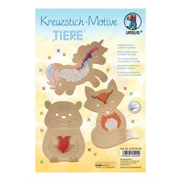 Kreuzstich-Motive „Tiere“