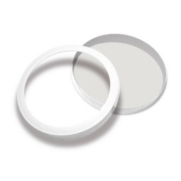 Laternen-Deckel und -böden ø 11 cm weiß - 10 Satz