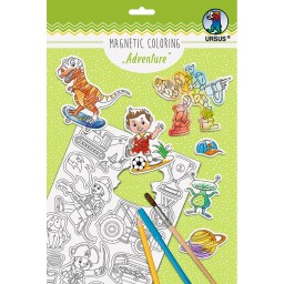 Magnetic Coloring „Adventure“, 30 verschiedene Stanzmotive