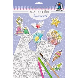 Magnetic Coloring „Dreamworld“, 30 verschiedene Stanzmotive