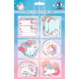 Papier Accessoires Einhorn, 36-teilig Set