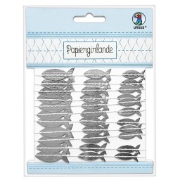 Papiergirlande Fische, 2 m lang