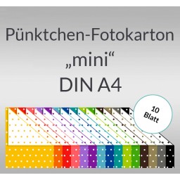 Pünktchen-Fotokarton 