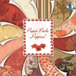 Scrapbooking Paper Pack Poppies